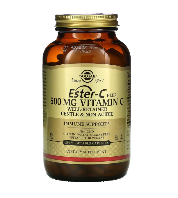 Ester-C Plus, Vitamin C, 500 mg, 100 Vegetable Capsules