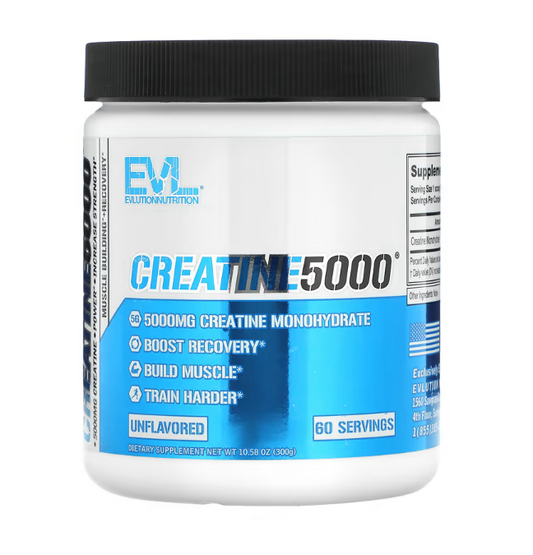 EVLution Nutrition, CREATINE5000, Unflavored, 10.58 oz (300 g)