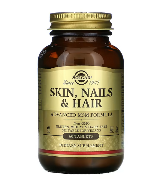 Solgar, Skin, Nails & Hair, Advanced MSM Formula