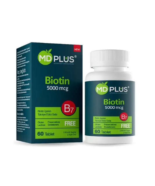 MD Plus Advanced Hair Biotin 5000 mcg 60 Tablet